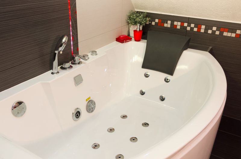 Soaking Tub with Decor